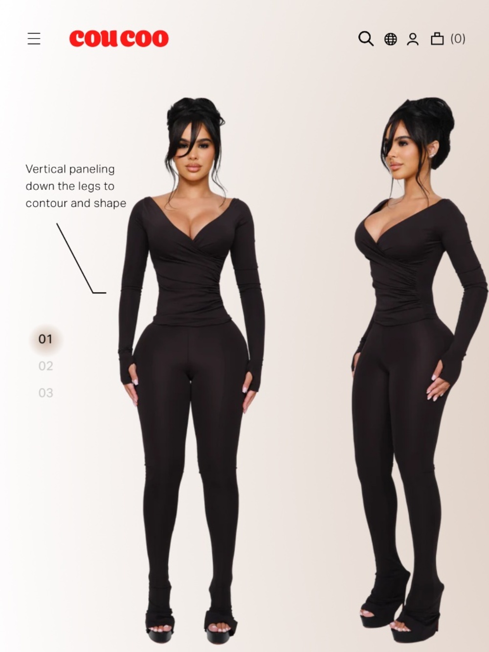 COUCOO LANAI LEGGINGS/TOP - NO SIGNAL